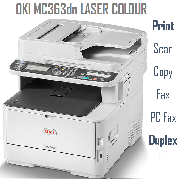 OKI MC363DN A4 Laser Colour Multifunction Printer
